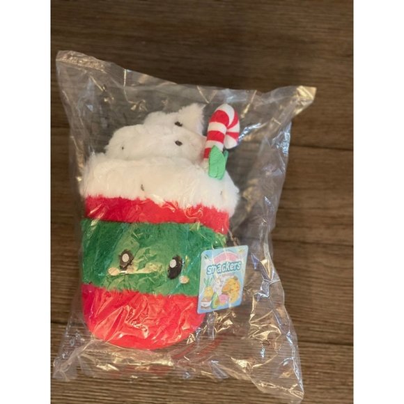 Squishable Other - Squishable Snugglemi Snackers Peppermint Mocha Christmas Stuffed Animal Toy